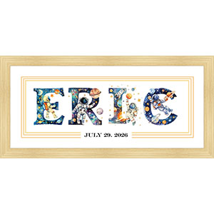 Letter Art Print Frame