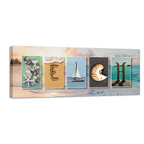 Letter Art Print Canvas Wraps