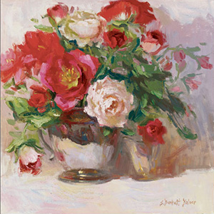 Red Roses and Silver